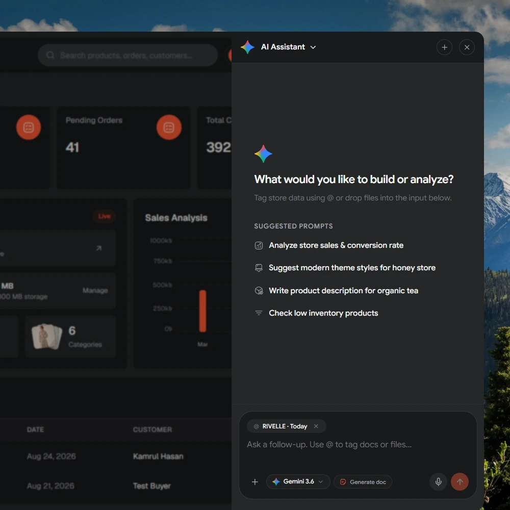 AI Chatbot in the SoftuneBD dashboard