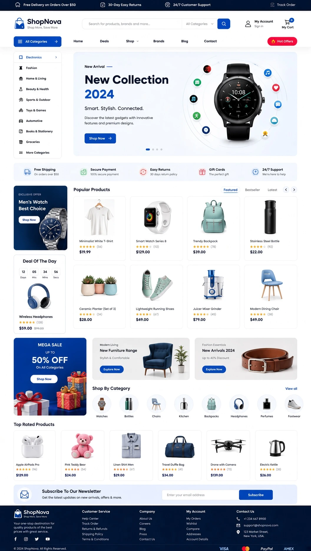 SoftuneBD ecommerce theme - Multi-category marketplace